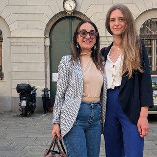 Nella foto la legale di Nessy Guerra, Agata Armanetti, e la consigliera Medina Habili