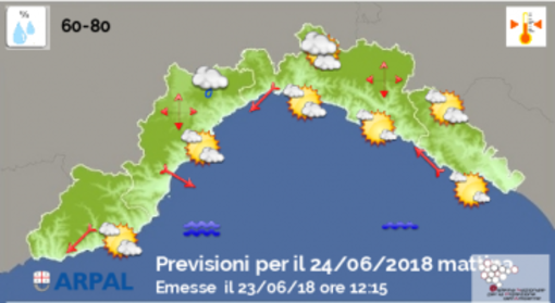 Meteo: le previsioni di Arpal per questo weekend sulla nostra regione (Video) Meteo: le previsioni di Arpal per questo weekend sulla nostra regione (Video)