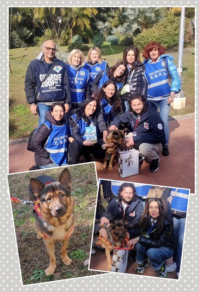 L'Enpa di Sanremo ha incontrato Marley supercane ospite a Casa Sanremo