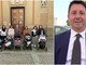 Alcune delle neo mamme di Badalucco e il sindaco Matteo Orengo. Alcune delle neo mamme di Badalucco e il sindaco Matteo Orengo.