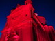 Sanremo: in memoria dei cristiani perseguitati, il Santuario della Madonna della Costa si tinge di rosso