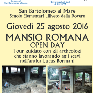 San Bartolomeo al Mare: anche un legionario e un fromboliere all'Open Day della Mansio Romana