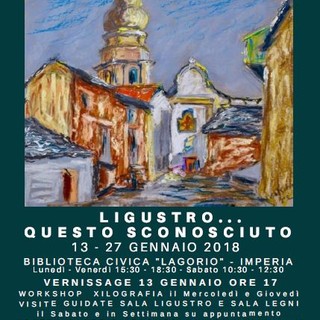 Imperia: dal 13 al 27 gennaio alla biblioteca Lagorio, la personale di Ligustro