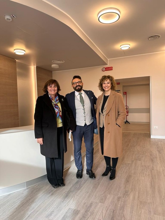 I consiglieri Riolfo e Viale con il dott. Nicola Bergantino di Gvm I consiglieri Riolfo e Viale con il dott. Nicola Bergantino di Gvm