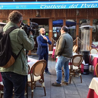 La tv francese Métropole 6 con CNA per intervistare le attività di Sanremo sull'obbligo di green pass