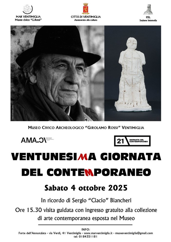 Ventimiglia: il MAR celebra la Giornata del Contemporaneo con una visita speciale Ventimiglia: il MAR celebra la Giornata del Contemporaneo con una visita speciale