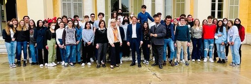 Sanremo, l’assessore regionale Marco Scajola al Liceo Cassini: "Un incontro costruttivo con i ragazzi su vari temi”