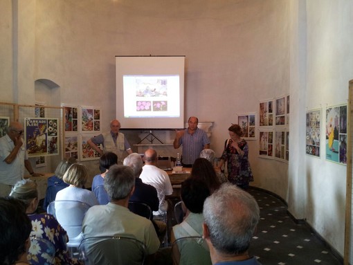 Bajardo: inaugurata questo pomeriggio la mostra 'I fiori di Rubino', le prime immagini