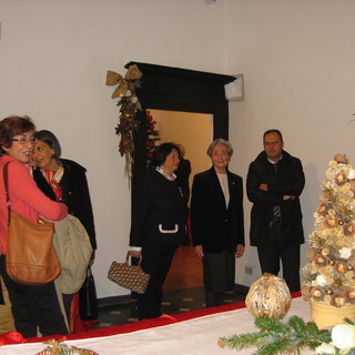 Imperia: inaugurata a palazzo Pagliari la mostra Magia di Natale dell'Edfa. Le foto
