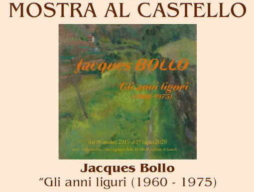 Apricale: sabato prossimo, presentazione mostra 'Gli anni liguri 1960-1975' di Jacques Bollo