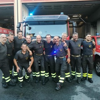 Sanremo: in pensione il capo reparto dei vigili del fuoco Marino Lanza, i ringraziamenti della sua squadra Sanremo: in pensione il capo reparto dei vigili del fuoco Marino Lanza, i ringraziamenti della sua squadra