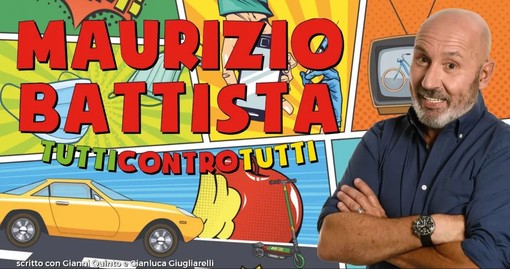Il comico romano Maurizio Battista protagonista oggi sulle frequenze di Radio Onda Ligure Il comico romano Maurizio Battista protagonista oggi sulle frequenze di Radio Onda Ligure