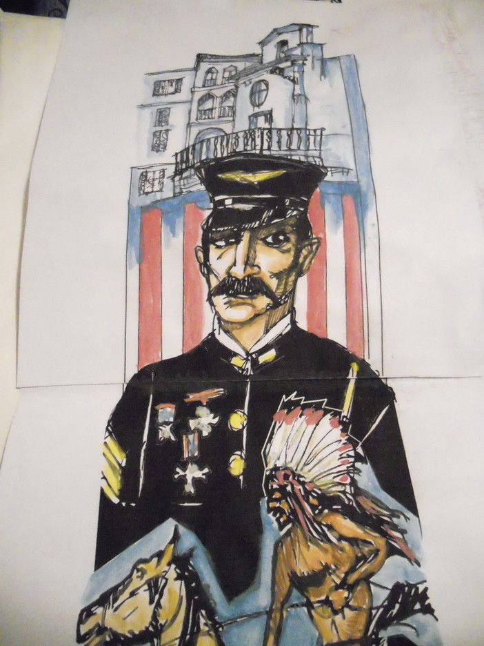 Apricale: inaugurata ieri la mostra 'Da Apricale al West' in onore di Giovanni Martini - John Martin