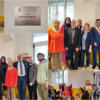 Vallecrosia ricorda Ottavio Ariete: refettorio dell'Andrea Doria intitolato allo storico chef degli studenti (Foto e video) Vallecrosia ricorda Ottavio Ariete: refettorio dell'Andrea Doria intitolato allo storico chef degli studenti (Foto e video)