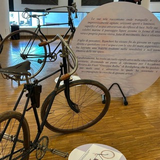Inaugurazione mostra 'Pedalando sulle Onde' al Teatro Ariston di Sanremo