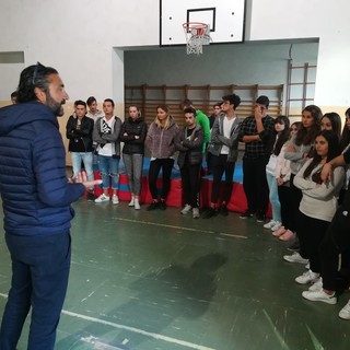 Taggia: visita del sindaco Conio agli studenti del Colombo, in futuro la realizzazione di un campus scolastico