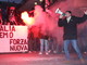 Sanremo: animata protesta di Forza Nuova in via Escoffier, slogan e fumogeni Sanremo: animata protesta di Forza Nuova in via Escoffier, slogan e fumogeni