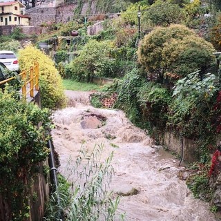 Il torrente San Romolo a Sanremo Il torrente San Romolo a Sanremo