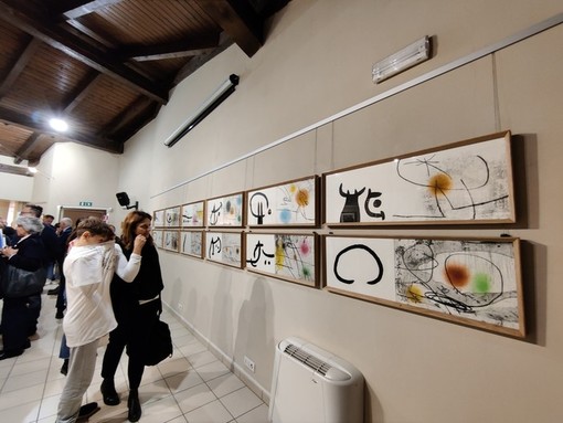A casa Francotto di Busca inaugurata la mostra "Joan Miró Genius loci. Sogno forza e materia" (VIDEO)