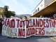 Una manifestazione dei 'No Borders' della scorsa estate