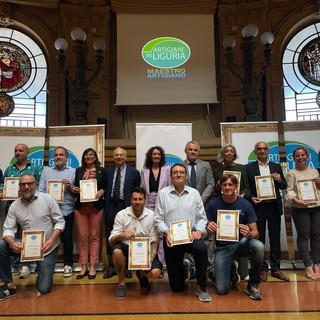 I nuovi "maestri artigiani" imperiesi premiati con gli attestati da Regione Liguria I nuovi "maestri artigiani" imperiesi premiati con gli attestati da Regione Liguria