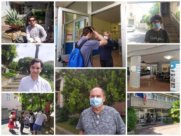 Maturità 2020, viaggio tra gli studenti imperiesi al ritorno a scuola per la prima volta da febbraio (foto e video) Maturità 2020, viaggio tra gli studenti imperiesi al ritorno a scuola per la prima volta da febbraio (foto e video)