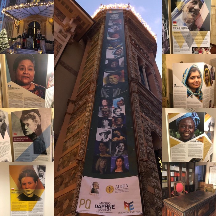 Sanremo: ha preso il via la mostra dedicata alle donne Nobel per la pace (foto)
