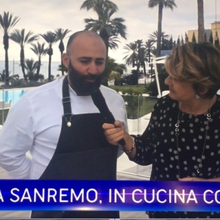 Lo chef Manuel Marchetta del Mimosa Restaurant, ospite alla “Vita in Diretta” su Rai 1, per la Cucina con i Fiori