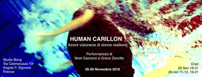 In occasione della Giornata Internazionale Contro la Violenza alle Donne, l'artista imperiese Noel Gazzano e Grace Zanotto protagoniste a Firenze con una proiezione delle loro performance