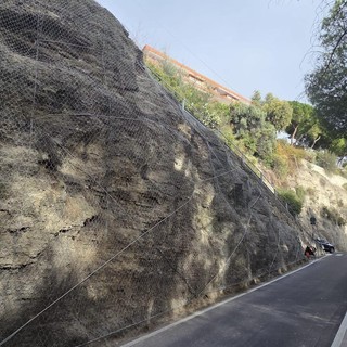 Ventimiglia, messa in sicurezza della parete rocciosa a San Secondo: conclusi i lavori (Foto)