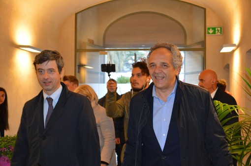 Il Ministro Andrea Orlando e il Vice Sindaco Leandro Faraldi a Santa Tecla