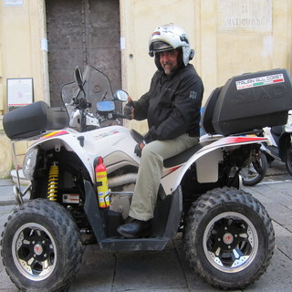 Marco Irrera e il suo quad Marco Irrera e il suo quad