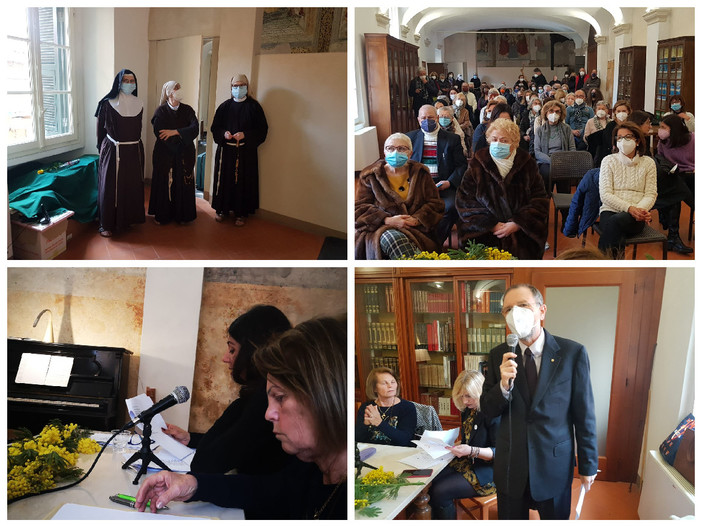 Imperia, anticipo di ‘Festa della donna’ tra le suore di clausura. Simona Gazzano: “Momento di riflessione e condivisione” (foto)