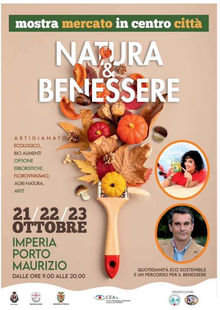 Imperia: a Porto Maurizio al via oggi la seconda edizione di “Natura & Benessere” Imperia: a Porto Maurizio al via oggi la seconda edizione di “Natura & Benessere”