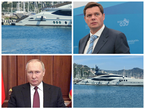 Ormeggiata nel porto di Imperia la ‘Lady M’ del magnate russo Alexey Mordashov: sanzioni Ue colpiscono i patrimoni degli uomini vicini a Putin (Foto)