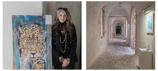 Animali, mitologia e civiltà preistorica: le opere di pittura di Donatella Perno animano il Mar di Ventimiglia (Foto) Animali, mitologia e civiltà preistorica: le opere di pittura di Donatella Perno animano il Mar di Ventimiglia (Foto)