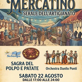 Seborga si prepara per una grande serata: speciale Mercatino dell'Artigianato e Sagra del polpo e patate