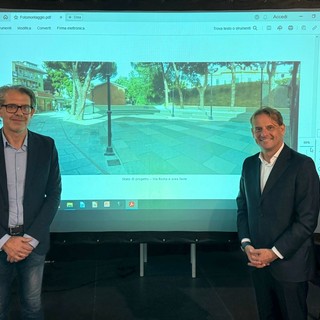 Urbanistica, assessore Scajola presenta il progetto di riqualificazione della Piazza delle feste di San Lorenzo al Mare (Foto)