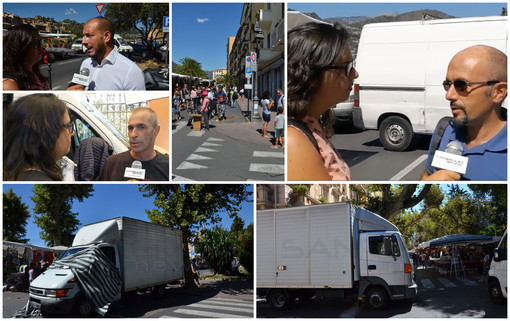 Ventimiglia: i furgoni degli ambulanti ‘proteggono’ il mercato del venerdì, “Vogliamo vivere la quotidianità al di là di fatti incresciosi come quelli di Nizza” - REPORTAGE Ventimiglia: i furgoni degli ambulanti ‘proteggono’ il mercato del venerdì, “Vogliamo vivere la quotidianità al di là di fatti incresciosi come quelli di Nizza” - REPORTAGE