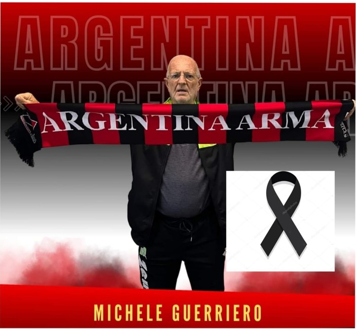 Il calcio ponentino in lutto: addio a Michele Guerriero, dirigente dell'Argentina Arma Calcio Il calcio ponentino in lutto: addio a Michele Guerriero, dirigente dell'Argentina Arma Calcio