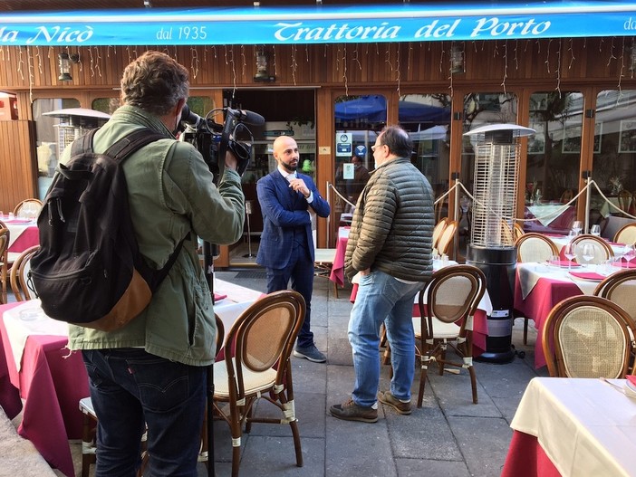 La tv francese Métropole 6 con CNA per intervistare le attività di Sanremo sull'obbligo di green pass