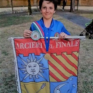 San Bartolomeo al Mare: tiro con l'arco, Morgan Nivino è Campione del Mondo categoria cuccioli San Bartolomeo al Mare: tiro con l'arco, Morgan Nivino è Campione del Mondo categoria cuccioli