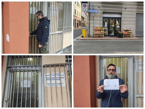 Imperia, commerciante di piazza Goito al centro della querelle con Oneglio paga la multa: "Sono amareggiato, mia denuncia va avanti" (foto e video) Imperia, commerciante di piazza Goito al centro della querelle con Oneglio paga la multa: "Sono amareggiato, mia denuncia va avanti" (foto e video)