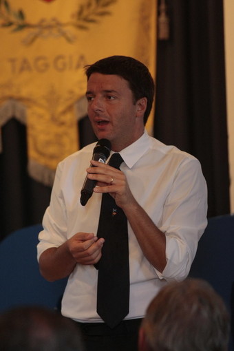 Matteo Renzi a Taggia nel settembre 2012