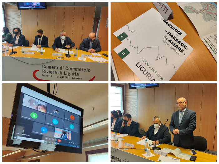 Imperia, in Camera di Commercio presentato il progetto 'Strada Balcone'. Piana :"Un modo nuovo di vivere il turismo" (foto e video)