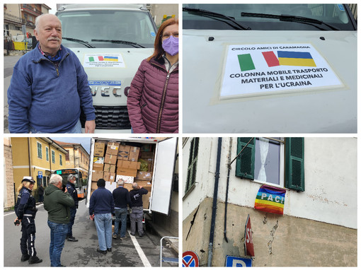 Partiti da Caramagna i convogli di aiuti umanitari per l’Ucraina. Chisci: "Imperia non è seconda a nessuno in generosità, ma scoppi la pace” (foto e video) Partiti da Caramagna i convogli di aiuti umanitari per l’Ucraina. Chisci: "Imperia non è seconda a nessuno in generosità, ma scoppi la pace” (foto e video)