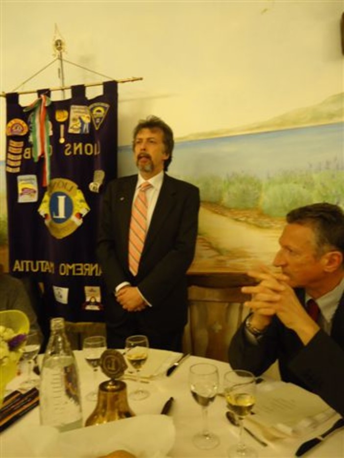 Serata del Lions Club Sanremo Matutia per il rinnovo delle cariche per l’anno sociale 2012-2013