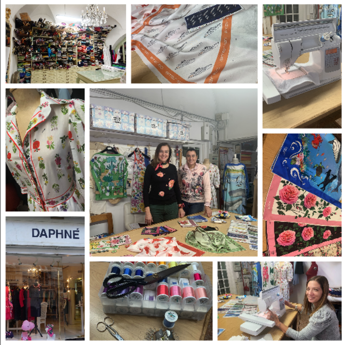Target: la maison Daphnè di Sanremo tra grandi artisti, opere d'arte su tessuto e iniziative solidali