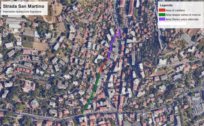 Sanremo, Strada San Martino: lavori fognari contestati dai residenti, “Problemi rimasti irrisolti”