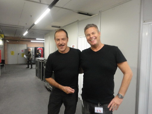 Con lo stilista Massimiliano Trucchi c'era anche un po' di Sanremo sul palco dello show di capodanno sul Rai 1